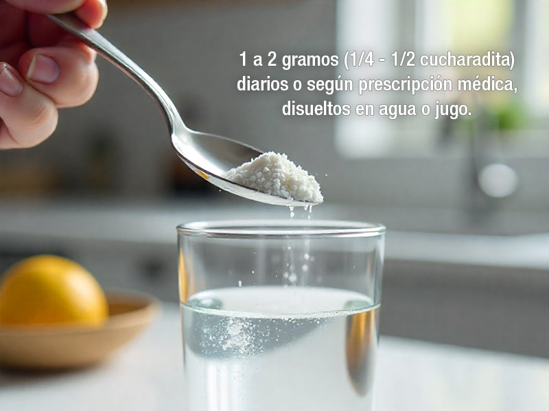 Citrato de Potasio en polvo 250g