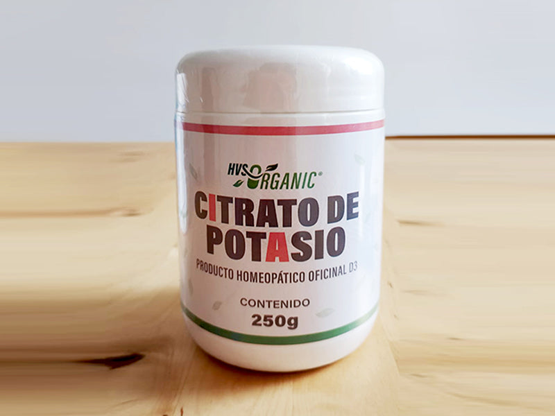 Citrato de Potasio en polvo 250g