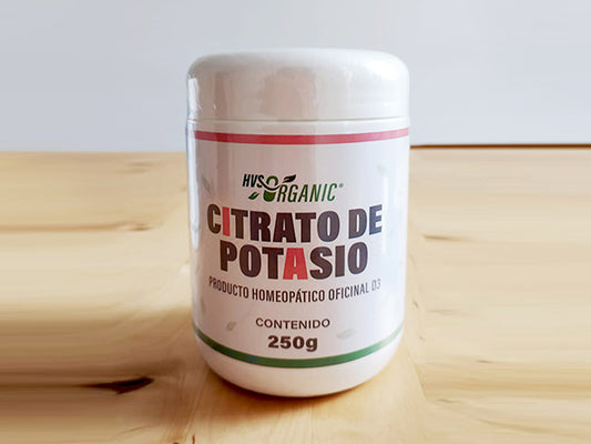 Citrato de Potasio en polvo 250g