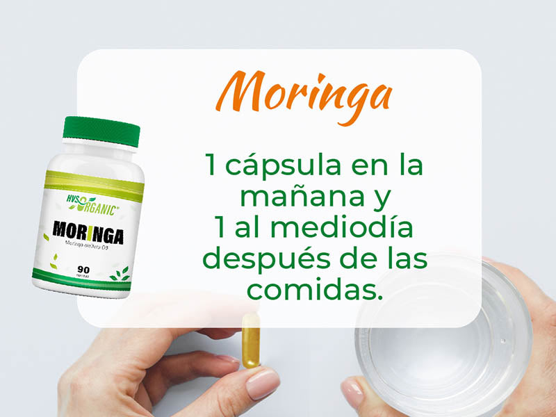 Moringa (Moringa oleífera D3) – 90 cápsulas