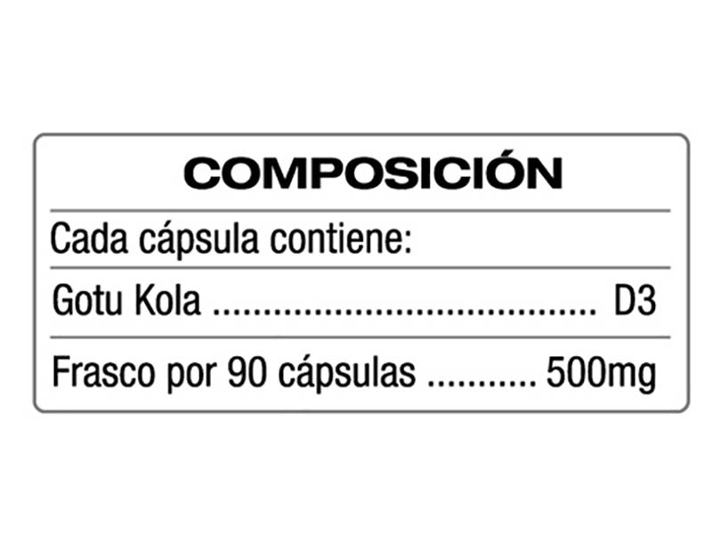 Centella Asiática (Centella asiática) - 90 cápsulas