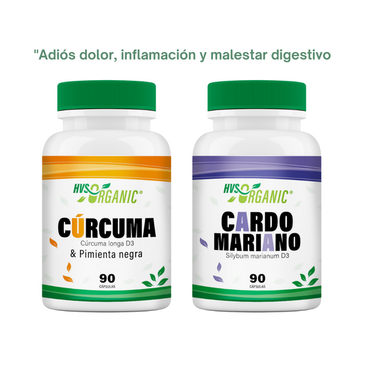 CÚRCUMA + CARDO MARIANO: EL COMBO PERFECTO PARA TU SALUD